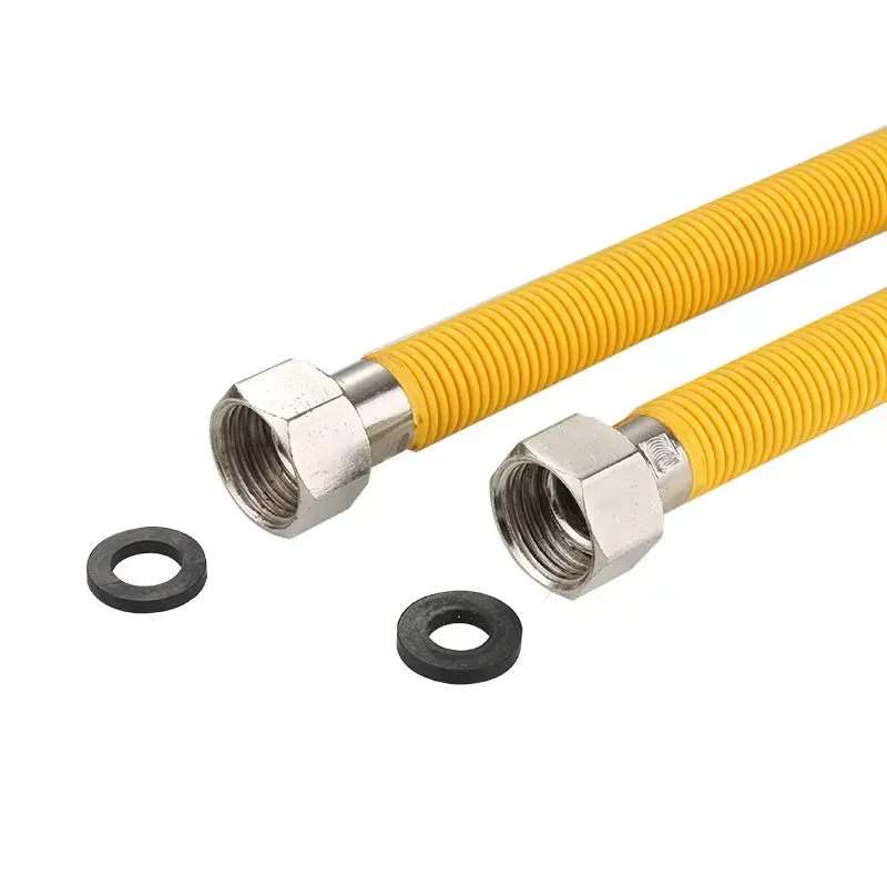 Yellow PVC Corrugated Hose